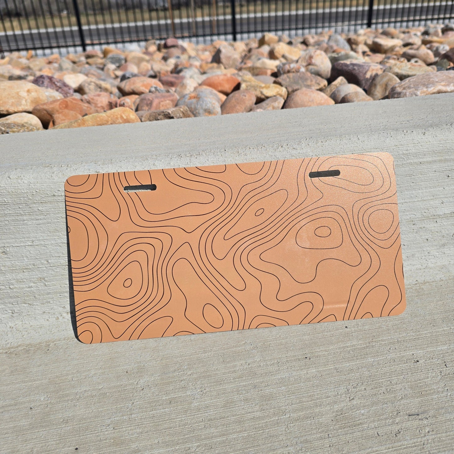 Topo License Plate