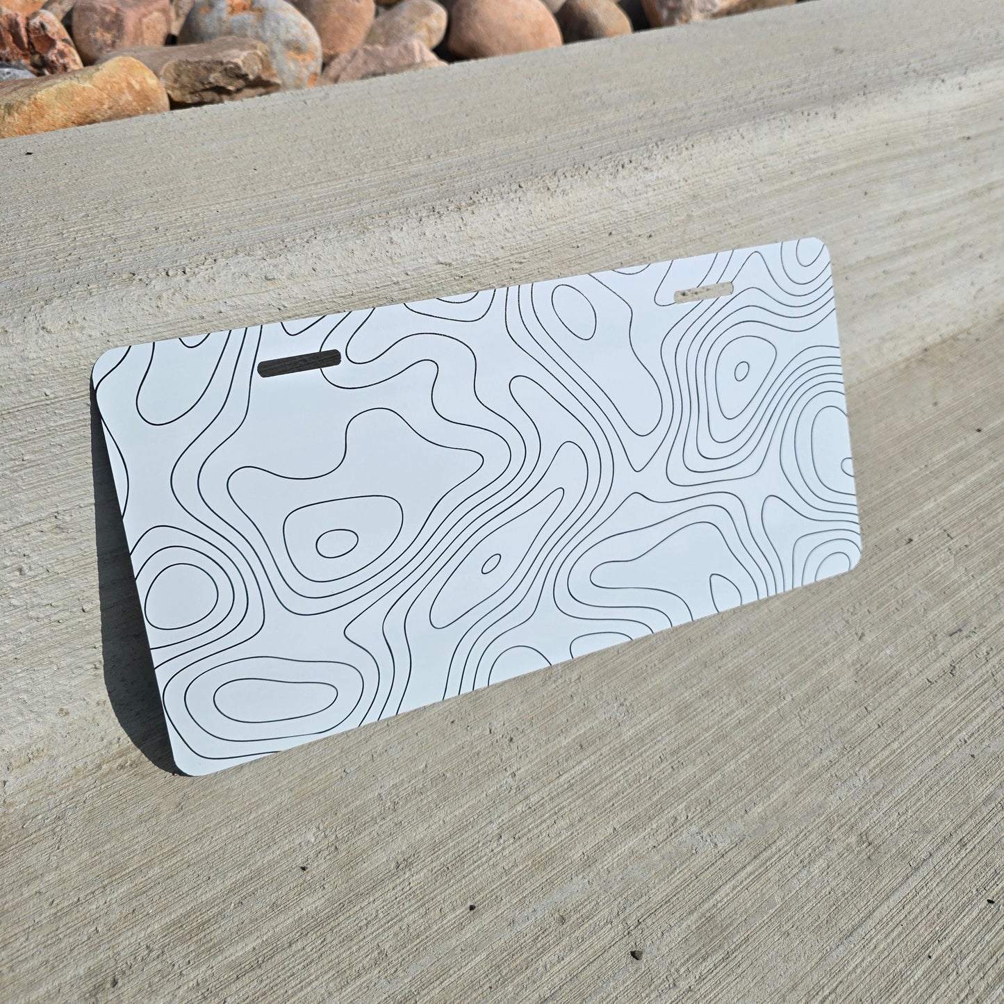 Topo License Plate
