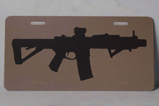 Gun License Plate