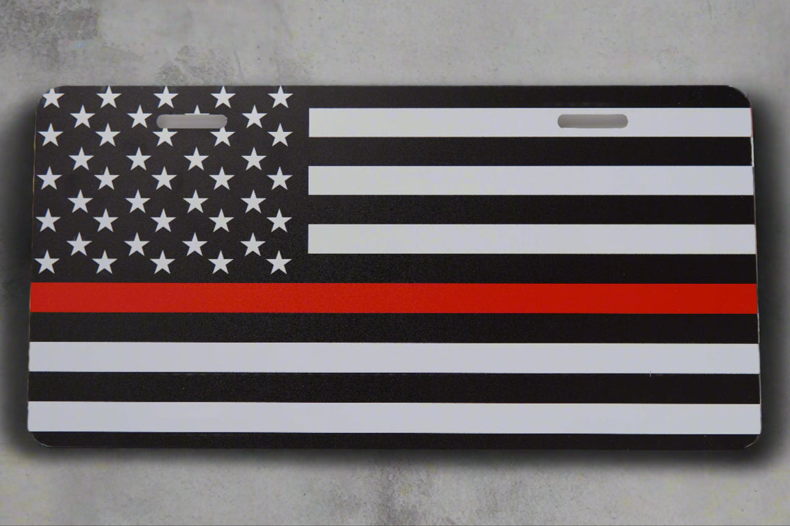 Red Line American Flag