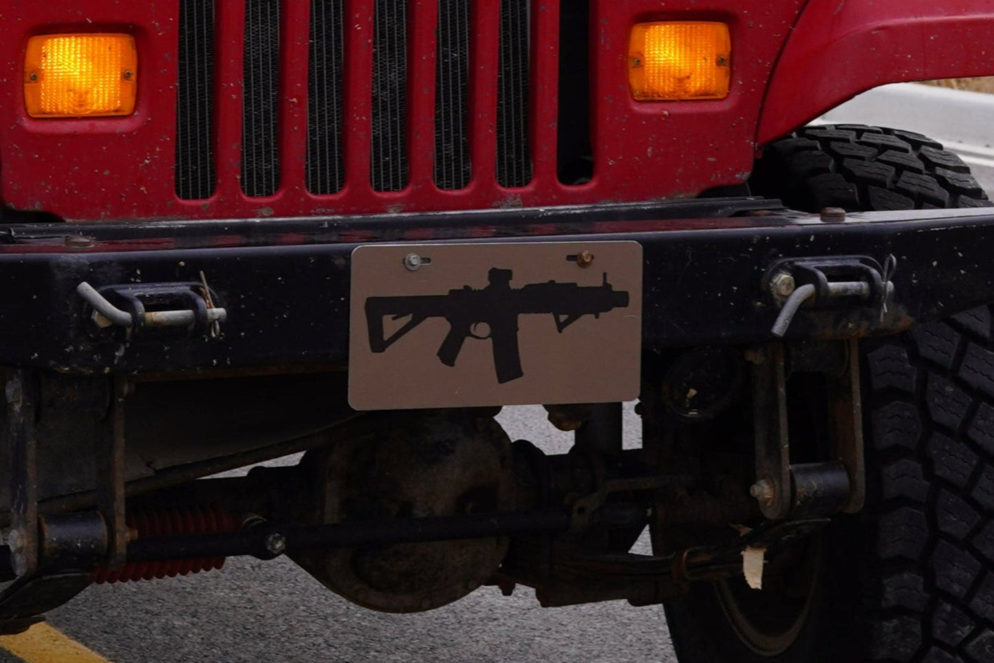 Gun License Plate