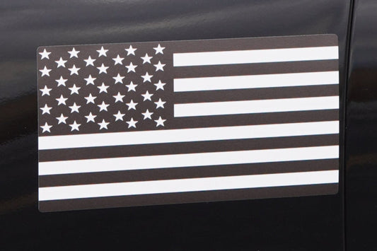 Black White American Flag