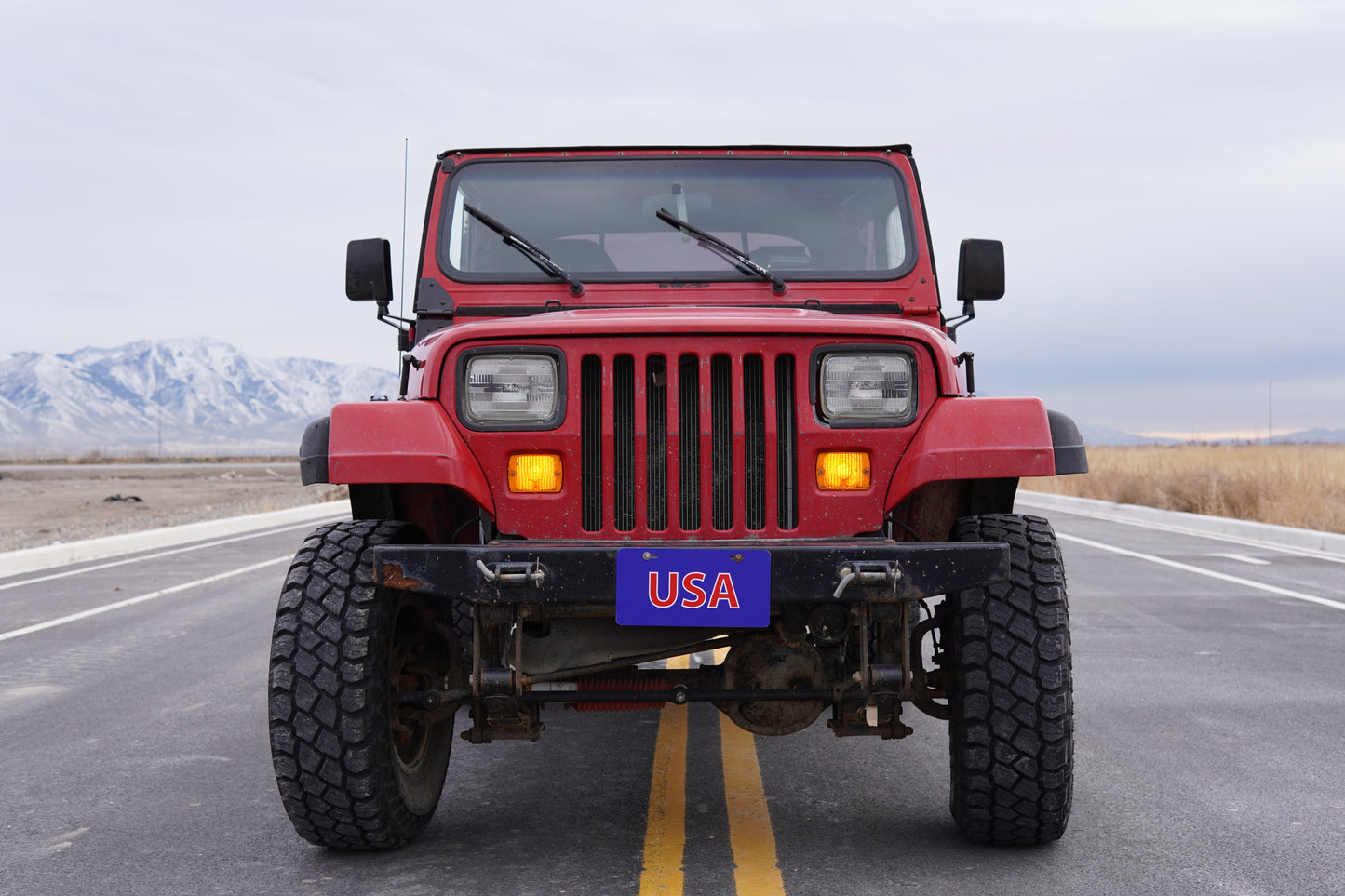 USA license plate
