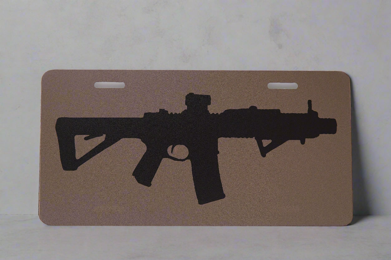 Gun License Plate