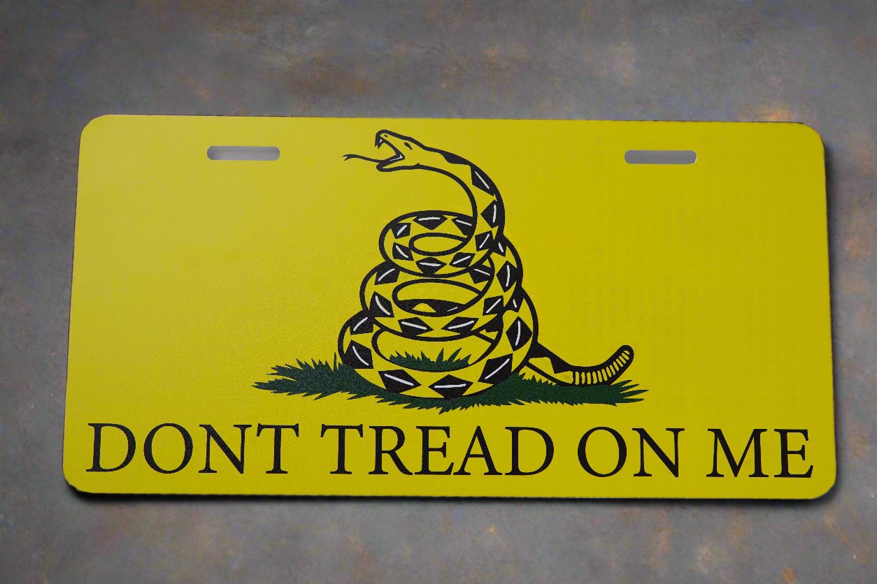 Don't Tread On Me License Plate