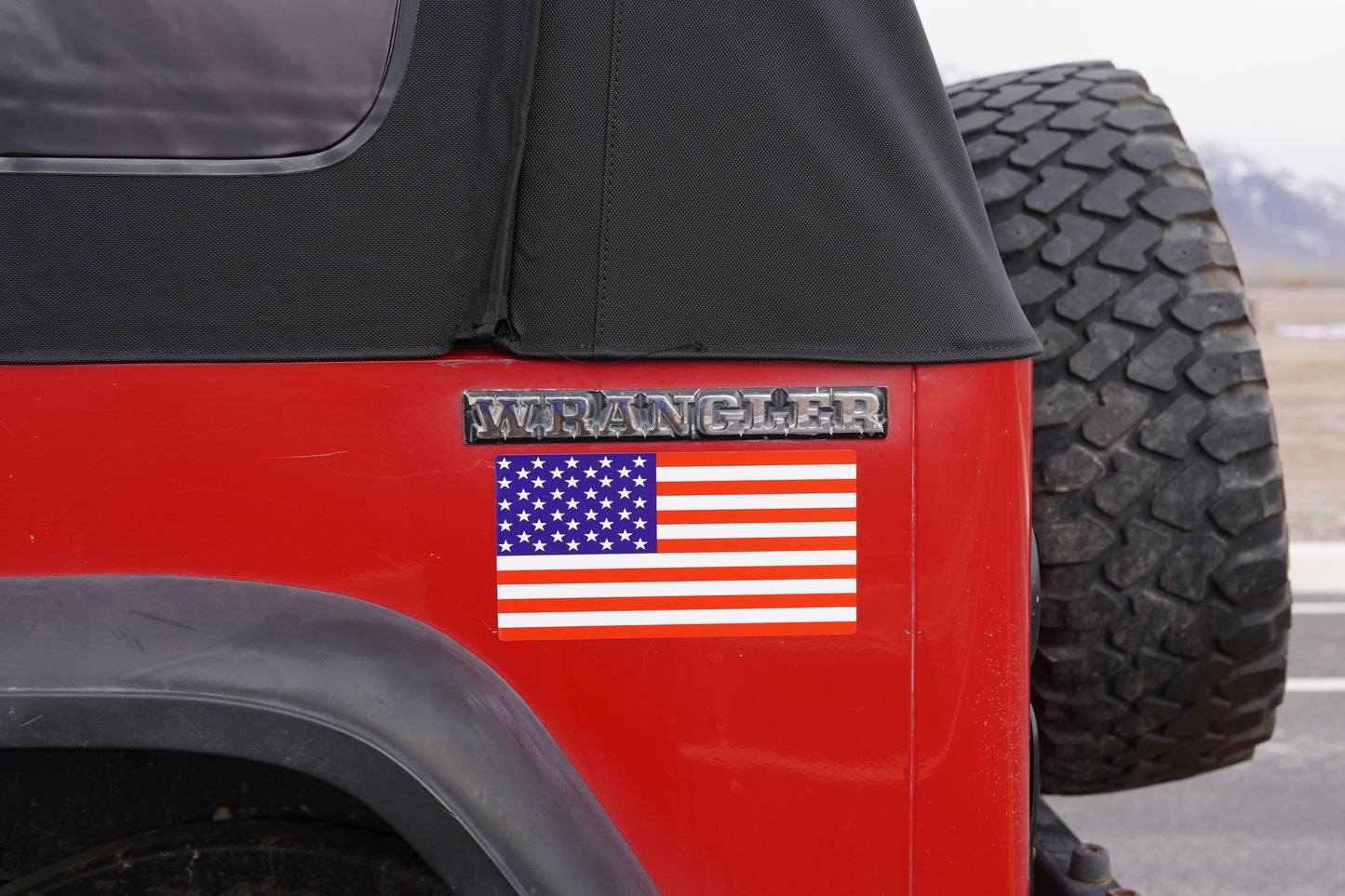 American Flag Stickers